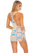 Luli Fama Caribbean Kisses T Back Mini Dress